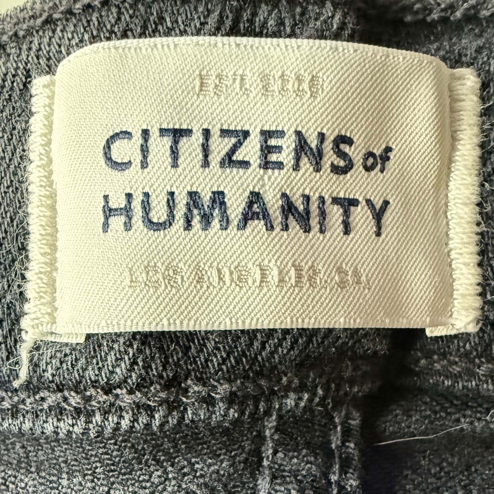 Citizens Of Humanity Emannuelle Mid Rise Boot Jeans Size 25 Black Ink - Picture 3 of 12